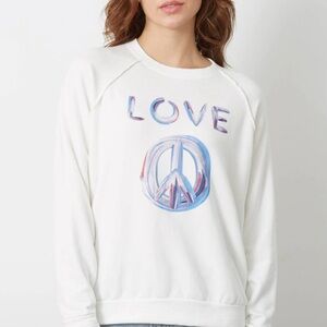 Good hYOUman Women's Vita Love Peace Sweater
